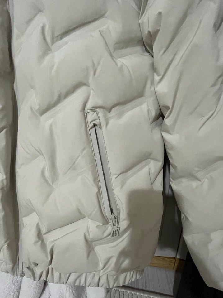 Gri Kadın  Kışlık Mont - Görsel 5