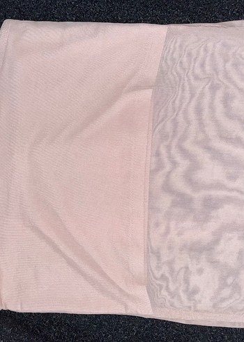 Pembe tül straplez üst - Görsel 4