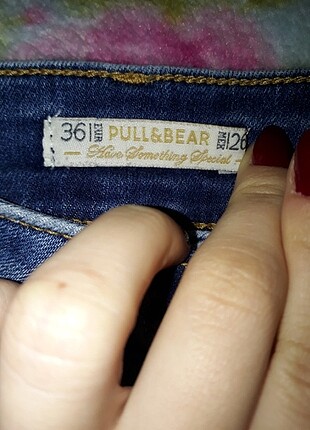 Pull and Bear Dizi yırtık jean