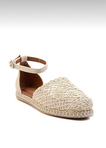 39 Beden Bambi Bej renk espadril