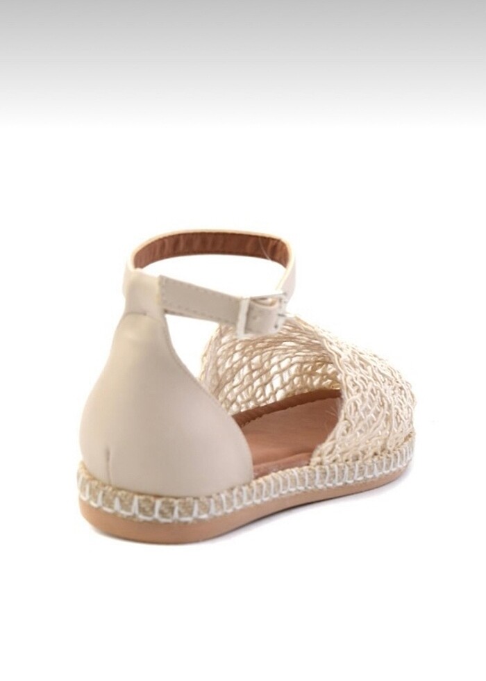 Bambi Bej renk espadril - Görsel 4