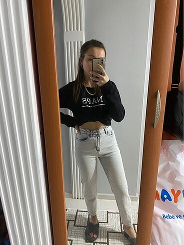 Milla eskitme açık mavi kot 