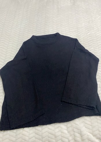 Siyah triko kazak - Görsel 3