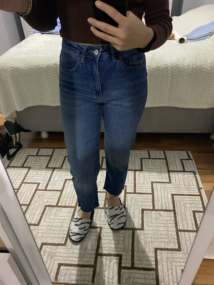 Kadın Mavi Jean - Görsel 2