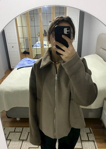 Bej Yumuşak Kumaşlı Kadın Ceket - Görsel 2