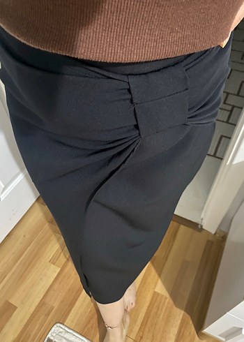 Diz Altı Kadın Kalem Etek - Görsel 4