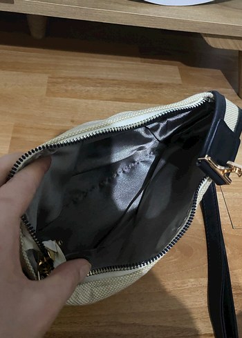 Tokalı Keten Kadın Çanta - Görsel 4