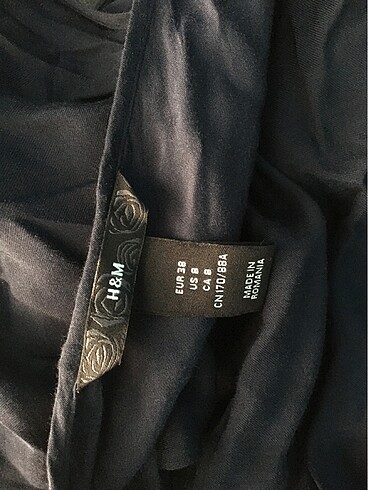 m Beden H&M tek omuzlu elbise