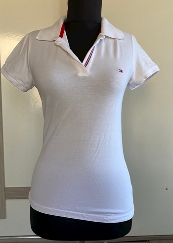 Tommy Hilfiger Beyaz Polo Tisort