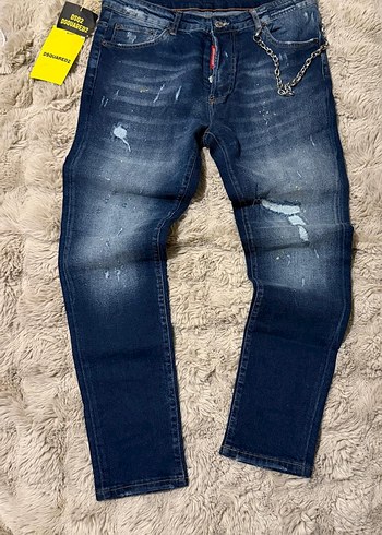 DSquared2 Dsq Mavi Kot Pantolon