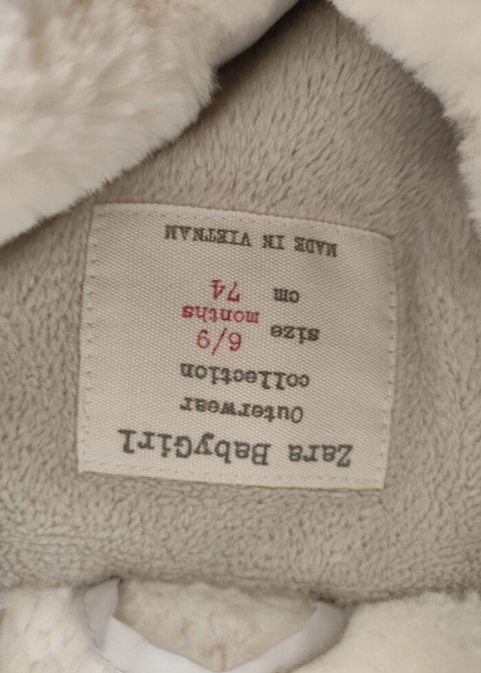 Zara  kız bebek mont - Görsel 3
