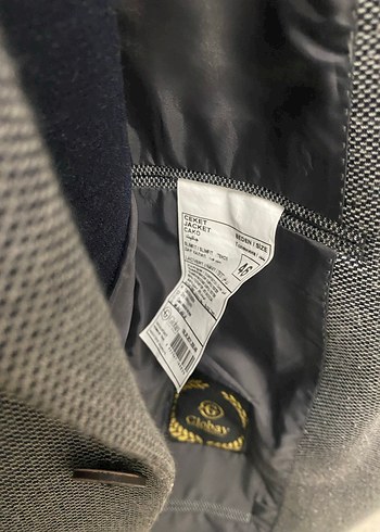 Beymen Gri Erkek Düğmeli Ceket Notch Yaka