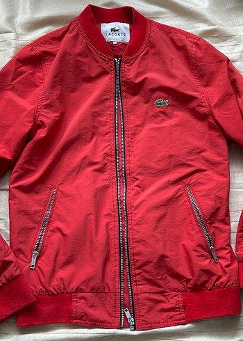 Lacoste Kirmizi Bomber Ceket