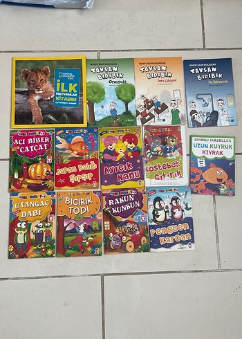 Çocuklar için Hayvan Masalları Kitap Seti