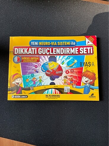 Dikkati güçlendirme seti eğitim kitap 8 yaş yeni