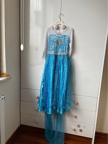 Dans parti abiye kostüm frozen ana elsa peri