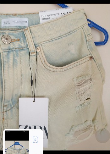 xs Beden gri Renk Bej Düğmeli Kadın Mini Denim Şort