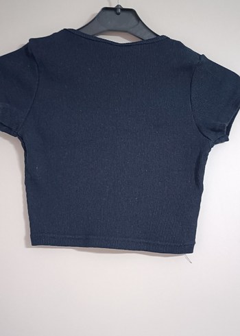 Diğer Lacivert Kadın Kısa Crop Top
