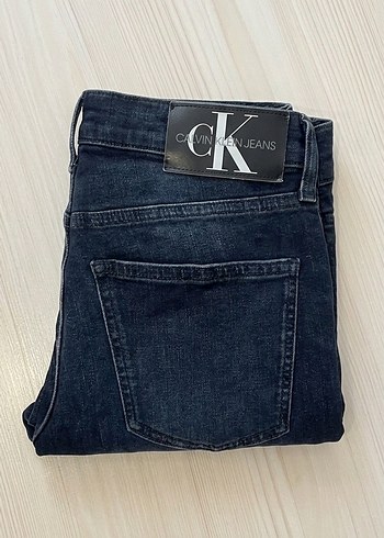 Calvin Klein Jeans Koyu Mavi Denim Jean