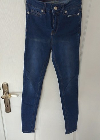 Mudo Koyu Mavi Dar Kesim Denim Jean