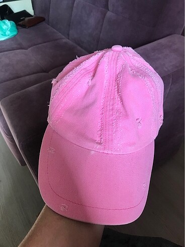 Cotton Bar Pembe yazlık şapka