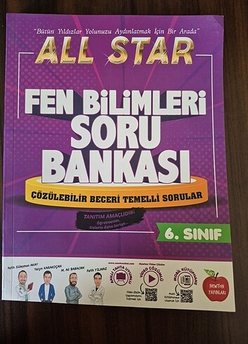 Allstar Fen Bilimleri 6.sınıf Soru Bankası