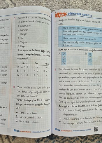 Beden Bingo 3. Sınıf Tüm Dersler Soru Bankası