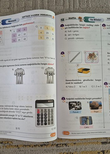 Beden 3. Sınıf 36 Haftalık Kazanım Denemeleri Kitabı