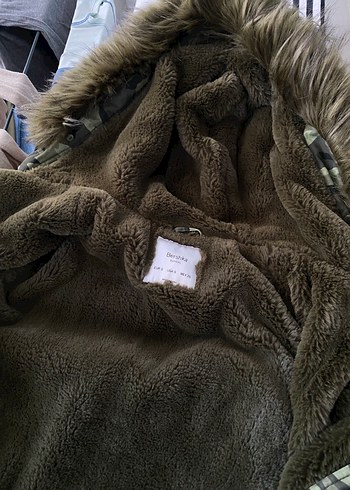 s Beden kahverengi Renk Bershka kısa mont