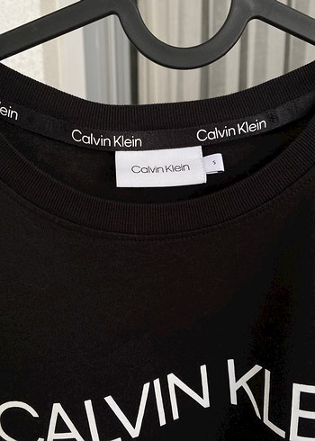 s Beden siyah Renk Calvin Klein Siyah Baskılı Tişört