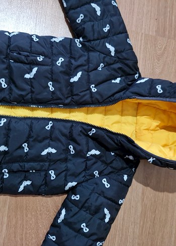 Kapüşonlu Fermuarlı Erkek Çocuk Montu - Görsel 2