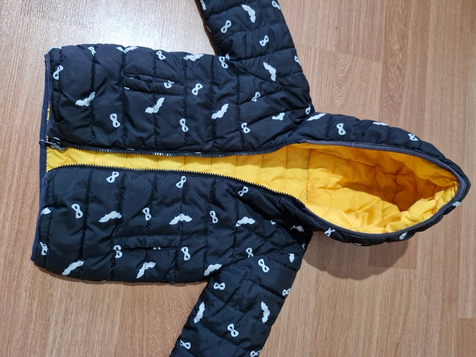 Kapüşonlu Fermuarlı Erkek Çocuk Montu - Görsel 2