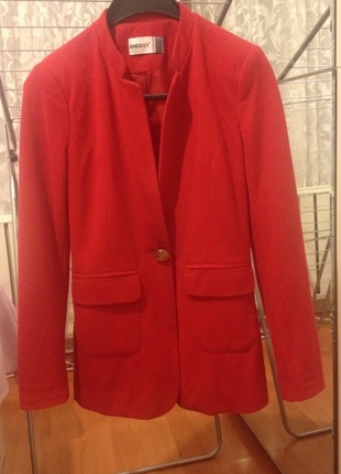KIRMIZI BLAZER CEKET