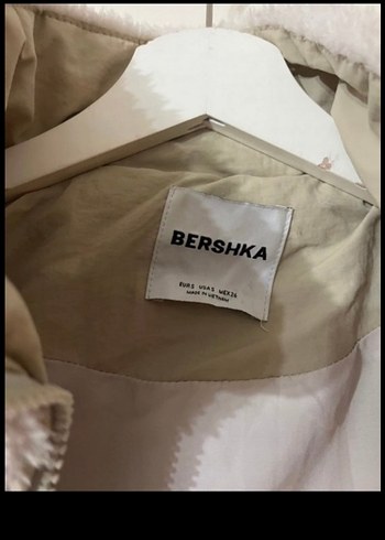 Bej Kadın Midi Boy Peluş Ceket - Görsel 5