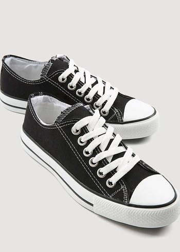 Nike Siyah Beyaz Bagcikli Casual Sneaker