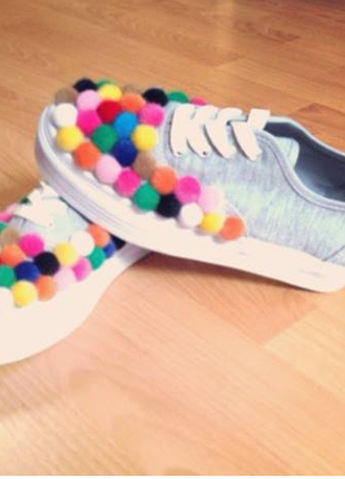 38 Beden gri Renk KALIN TABAN SNEAKERS