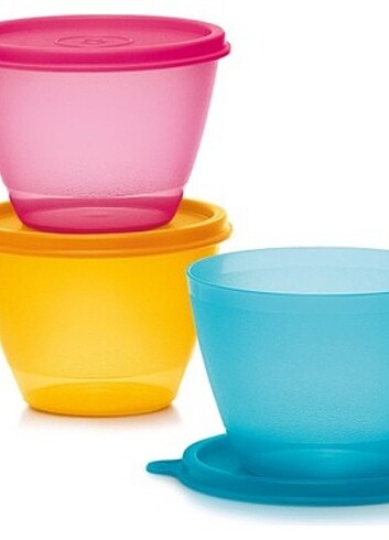 tupperware saklama kabı 3 lü