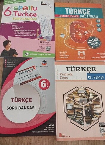 Türkçe 6.sınıf test kitabı 