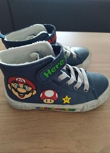 28 Beden mavi Renk Süper Mario spor ayakkabı 
