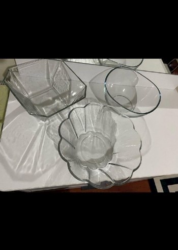 Şeffaf Cam Salata Kaseleri Seti - Görsel 5