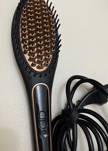 Kahverengi Saç Düzleştirici Fırça - Görsel 2