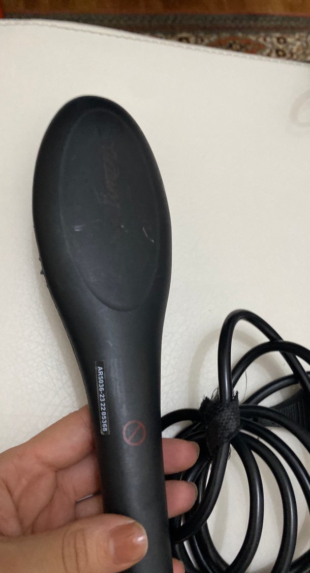 Kahverengi Saç Düzleştirici Fırça - Görsel 3