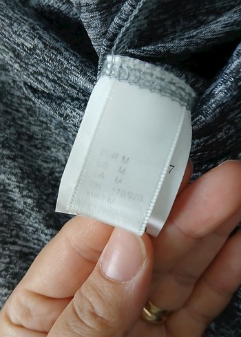 Gri Spor Esnek Midi Tayt - Görsel 4