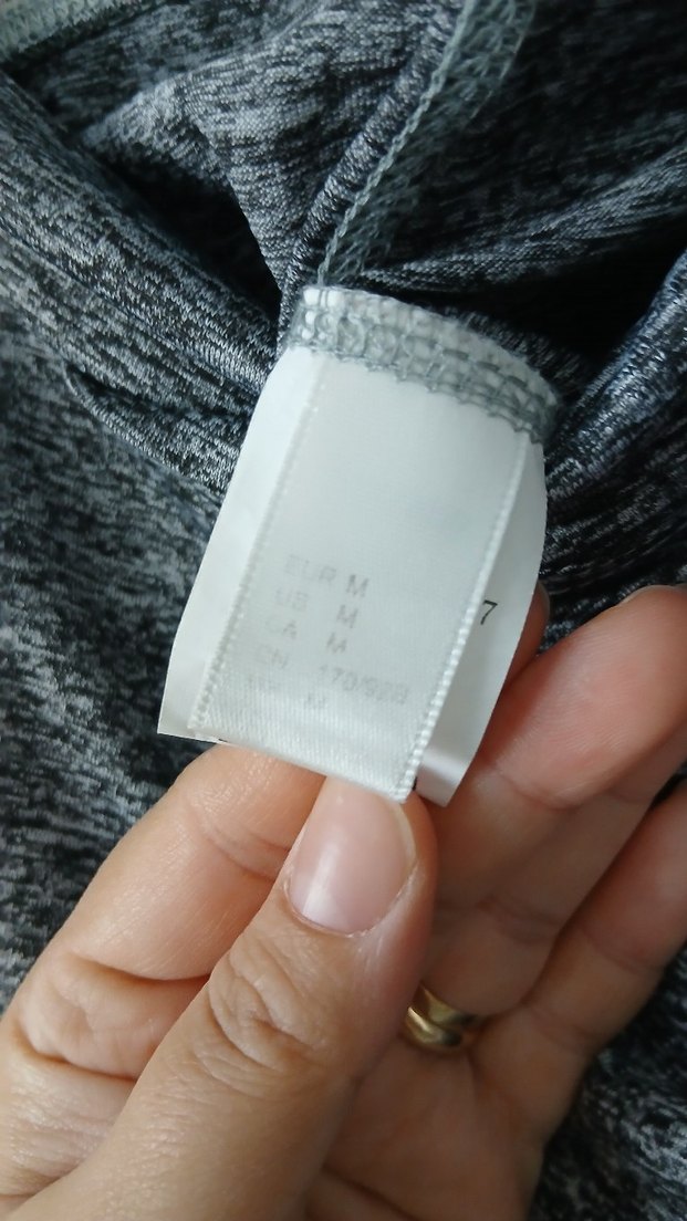 Gri Spor Esnek Midi Tayt - Görsel 4