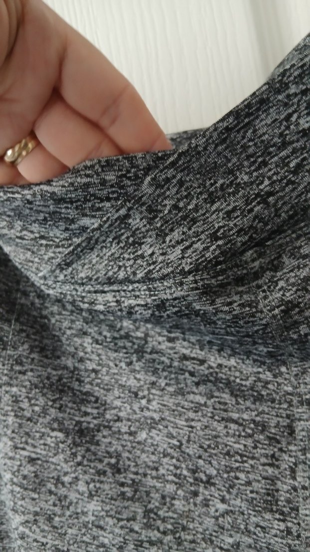 Gri Spor Esnek Midi Tayt - Görsel 5