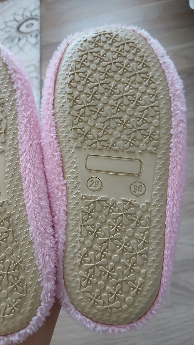 Kız Çocuk Pembe Nakışlı Sıcak Ev Terliği - Görsel 3