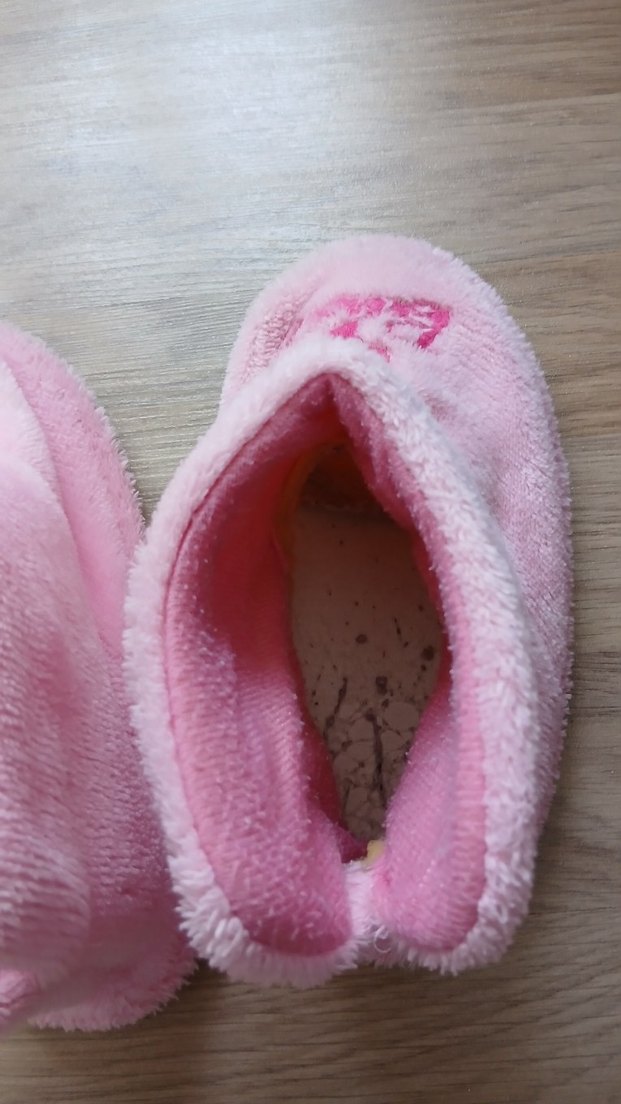 Kız Çocuk Pembe Nakışlı Sıcak Ev Terliği - Görsel 2