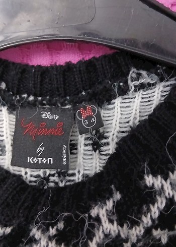 Bohem Desenli Gri-Beyaz Örgü cocuk panço - Görsel 2