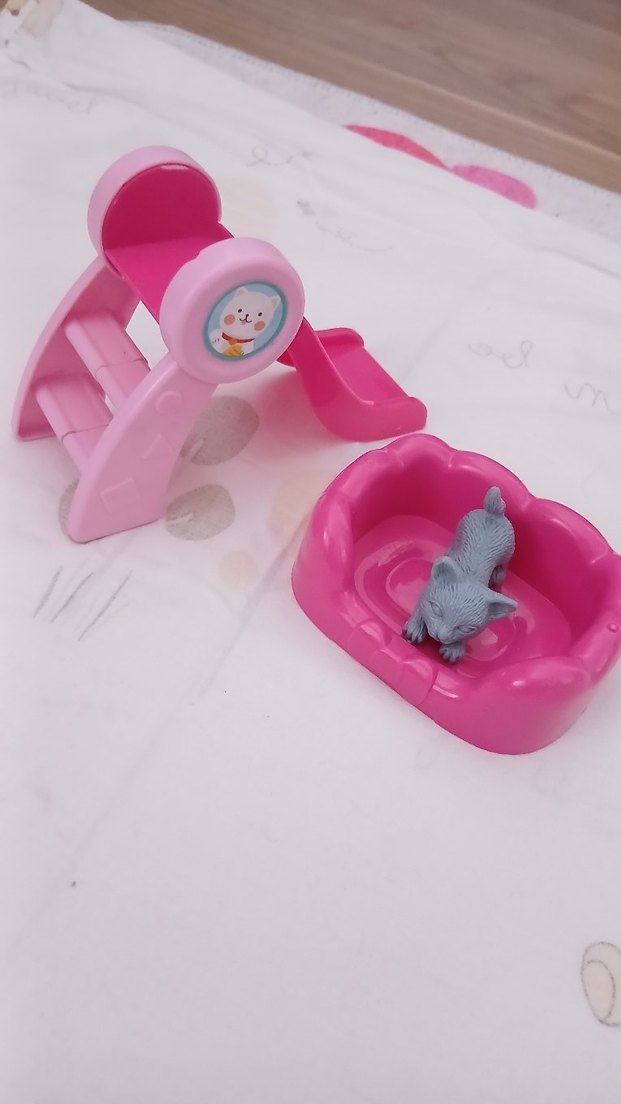 Pembe Kaydıraklı Kedi Oyuncağı - Görsel 3