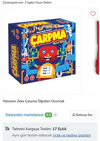 Çarpma Matematik Kutusu Eğitici Oyuncak - Görsel 4